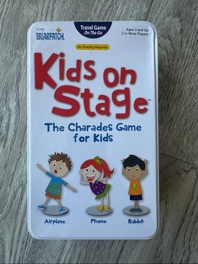 Briarpatch Kids on Stage Charades Game for Kids - White